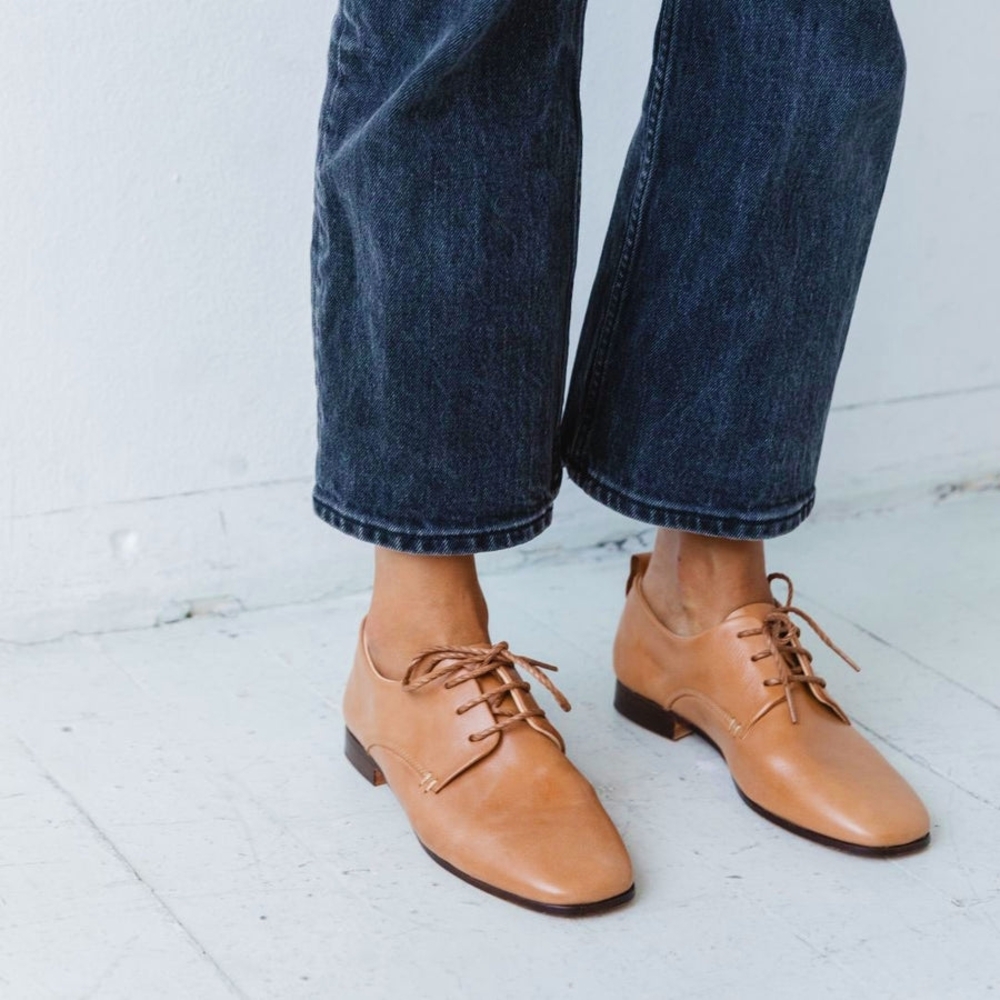 The Oxford [Cognac] Tan Leather Women's Loafers
